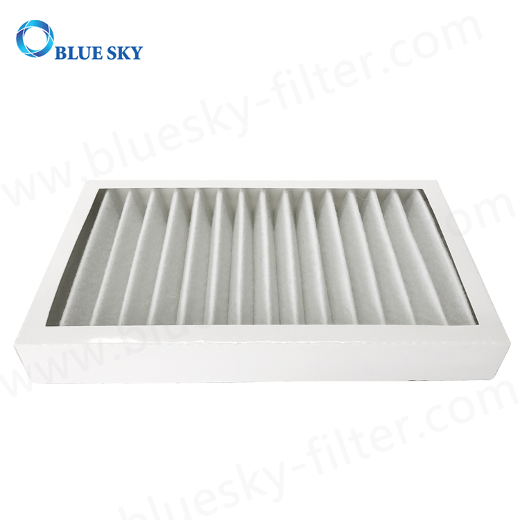 320X200X40mm Customized Replacement White Paper Frame Cotton Filters for Air Purifiers