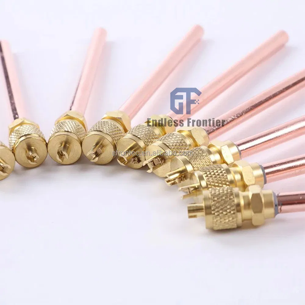 Copper Refrigeration Parts Charging Valve/Access Valve for Air Conditioner