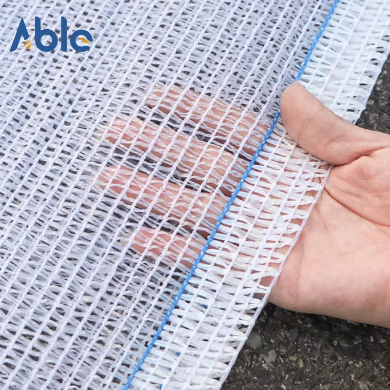 White Color Sun Shade Net 45% 55% 65% 85% Shading Rate for Agriculture Outdoor Use
