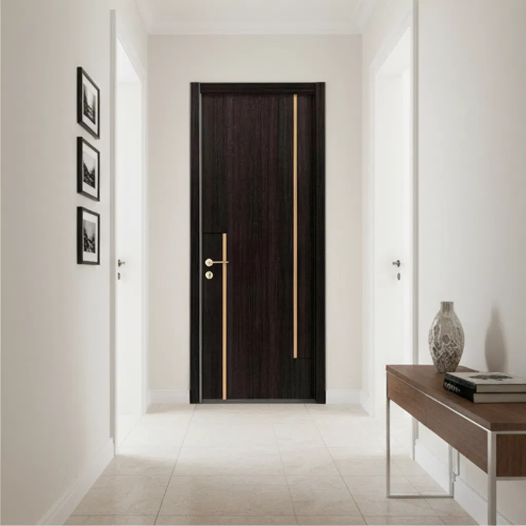 Low Price Majoys Factory Customized Size Contemporary Edge Band Fireproof Interior WPC Door