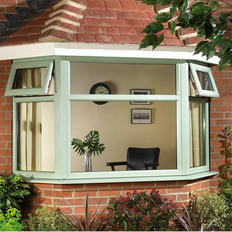 PVC Glass Sliding Windows Vinyl Windows UPVC Modern Double Glazed Sliding Windows