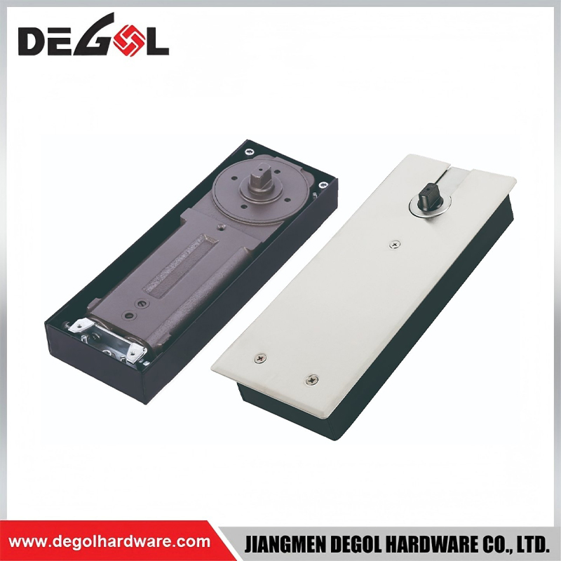 Solid Stainless Steel Floor Hinge High Load Bearing Capacity for Hotel Lobby Doors