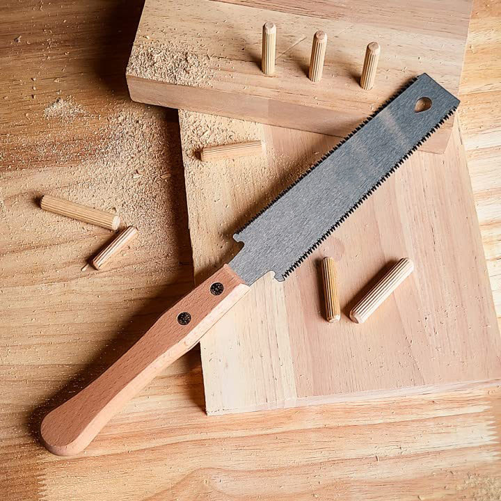 1 PCS Sk5 Steel Hand Saw 6 Inch Double Edge Sided Pull Saw Flexible Blade 14/17