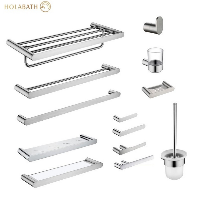 Держатель для стакана и зубных щеток из нержавеющей стали