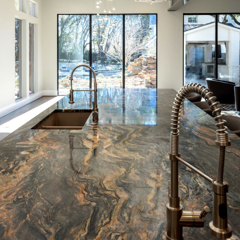 Imported Brazil Fusion Wow Quartzite Granite Stone Countertops