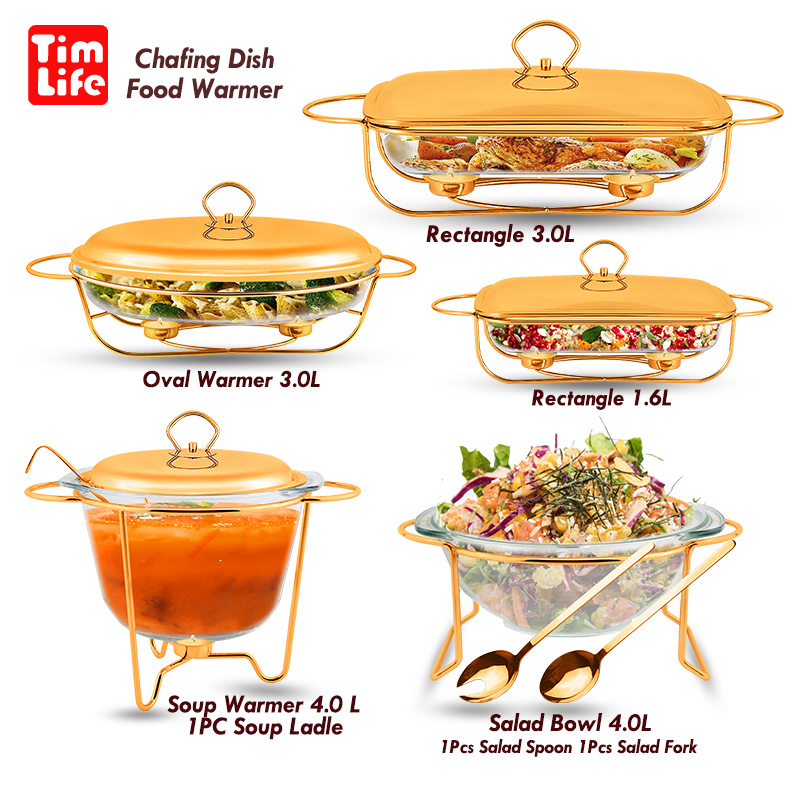 Rattan Buffet Chafing Dish Inox Food Warmer Service Dish Restaurant Hotel Items