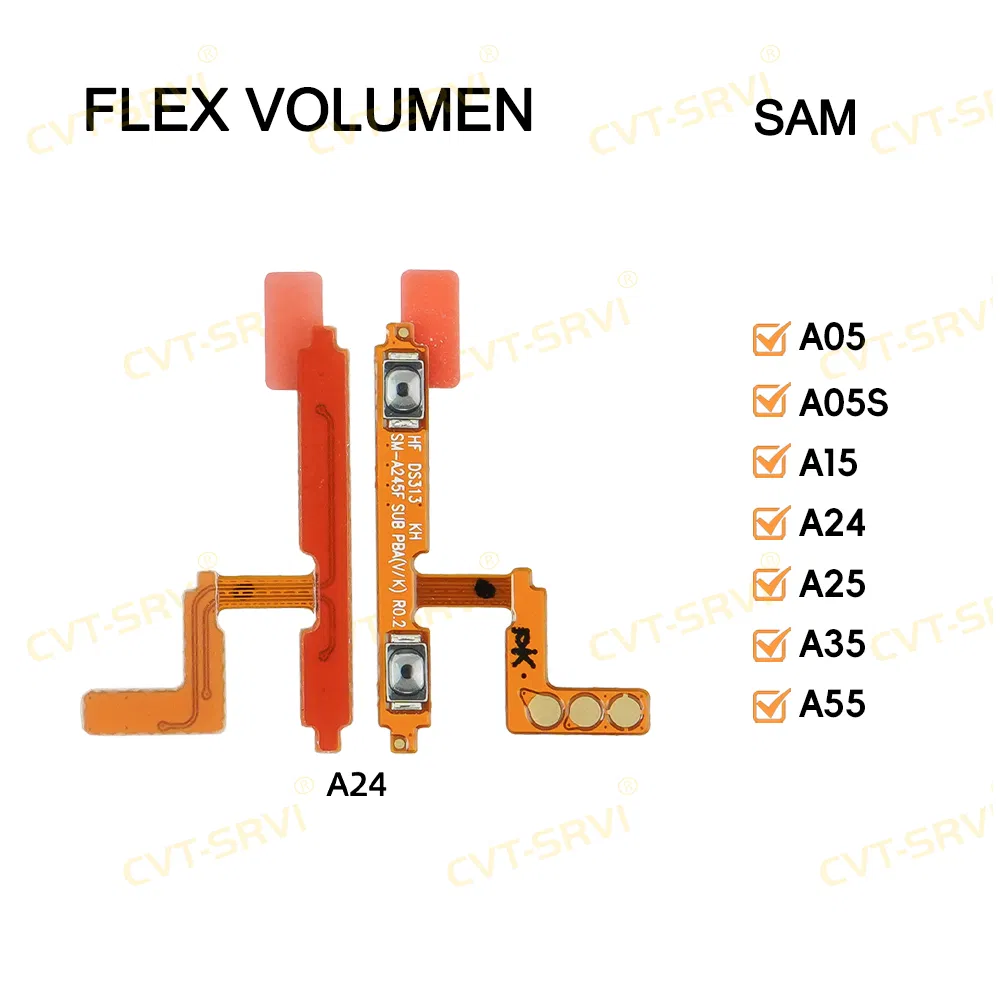 Шлейф Flex Volumen для ремонта телефонов Samsung A05, A05s, A24, A25