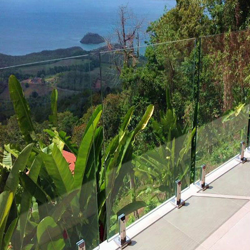 Manufacturer 6.38mm 8.38mm 10.38mm 10.76mm 11.52mm Railing Fence Balustrade Explosion-Proof Laminated Glass