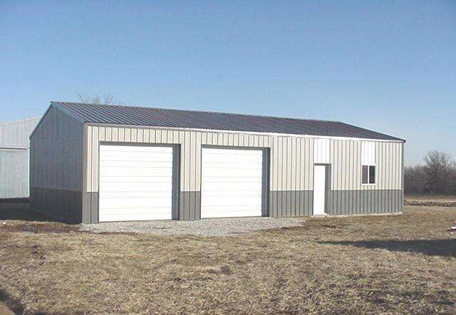 Light Prefab Metal Construction Assembled Steel Shed Portable Industrial Steel Workshop