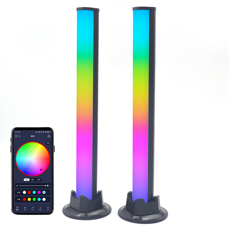 Bluetooth LED Music Rhythm Light Bar with Voice Control and RGB Induction