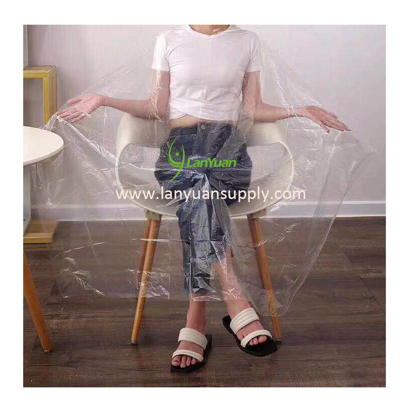 Одноразовая накидка для волос PE