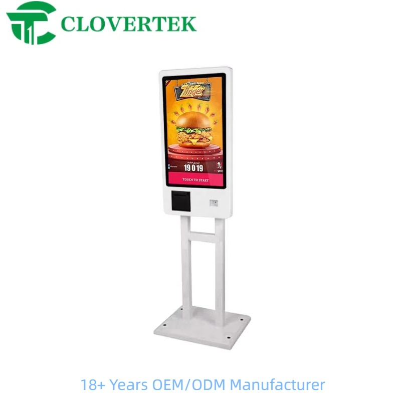 Self Ordering Touch Screen Freestanding Payment Interactive Self Service Ordering Kiosk Shopping Mall Advertising Kiosks