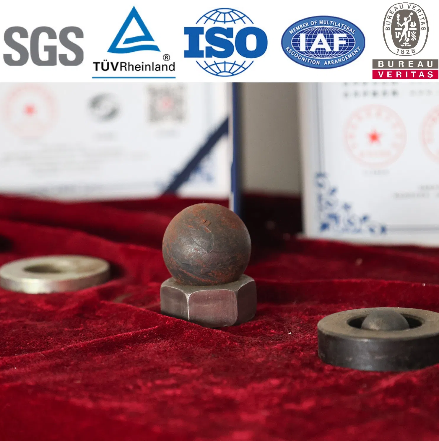 Кованые стальные мелющие шары 50-80 мм для шаровых мельниц