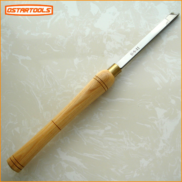 Oval Skew Wood Carving Chisel Wood Turning Tool Set Used for Machine (3/4"*160)