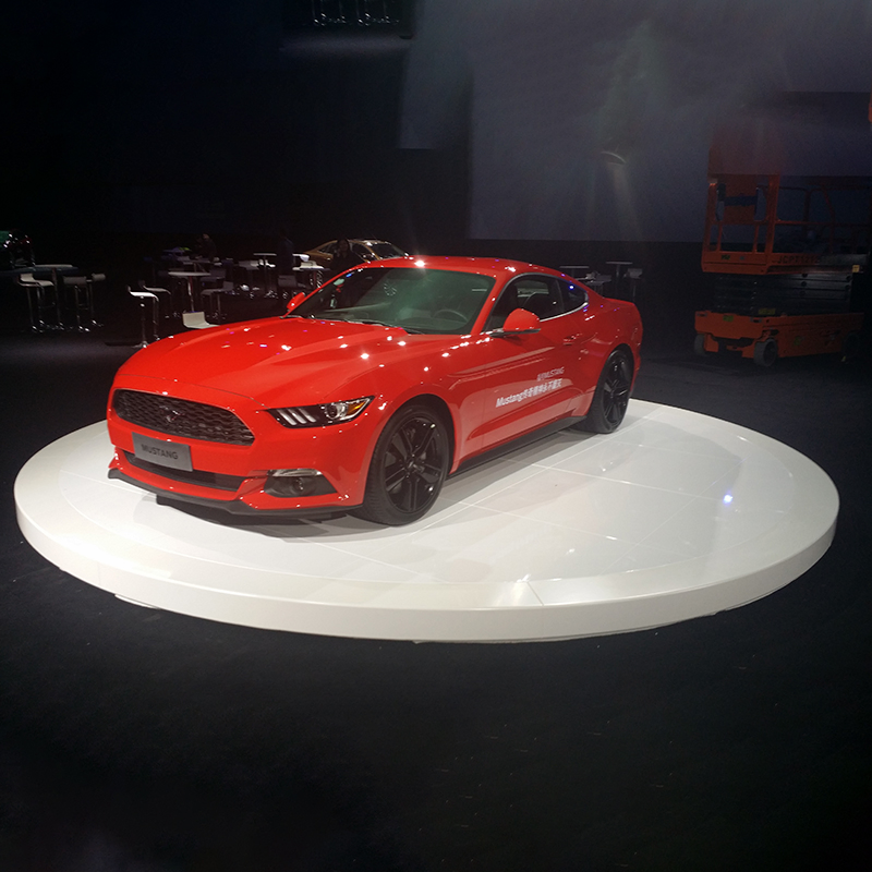 Display Car Turntable in Exhibition Exhibit Turntable