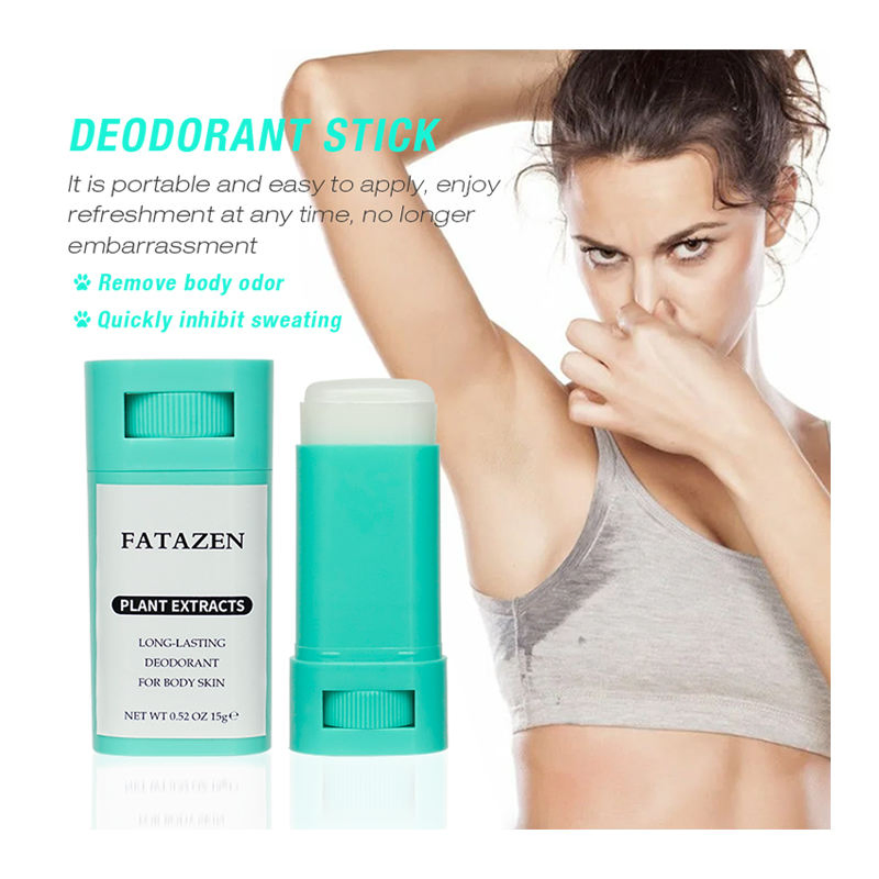Fatazen Wholesale Herbal Deodorant Antiperspirant Stick Anti Chafe Balm Natural Vegan Roll on Deodorant Stick