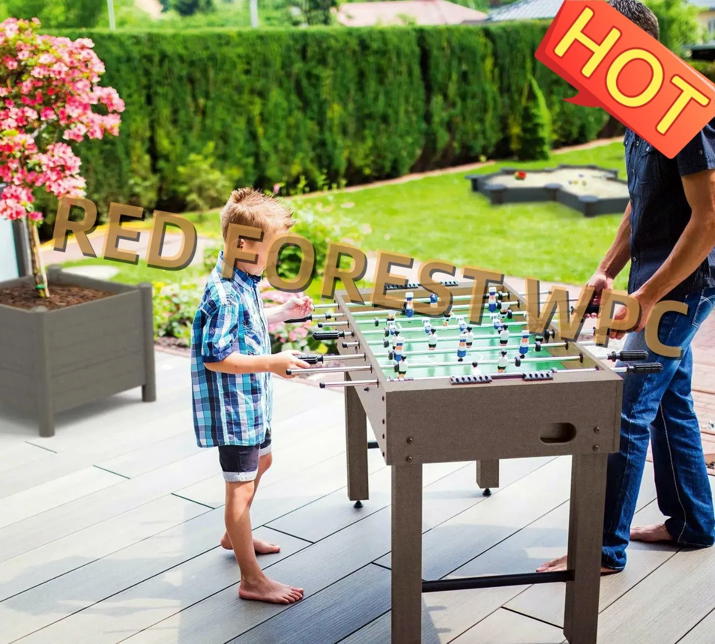 Водонепроницаемая террасная доска WPC для улицы