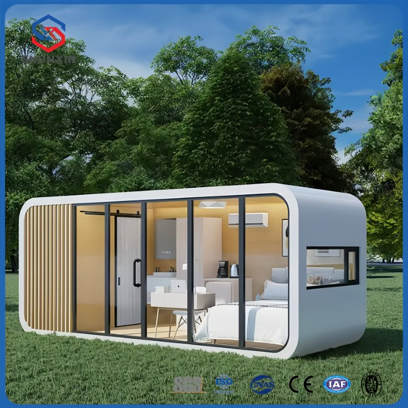 High Flexibility Creative Space Various Colors Are Available Prefab Insulation Apple House
