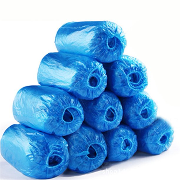 Wholesale PE Plastic Blue Anti Dust Disposable Shoe Cover