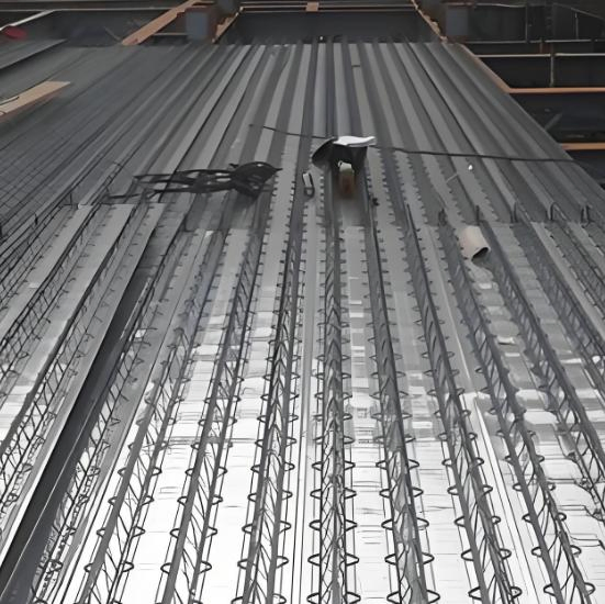 Customizable Steel Bearing Plate Galvanized Steel Reinforced Truss Floor Deck