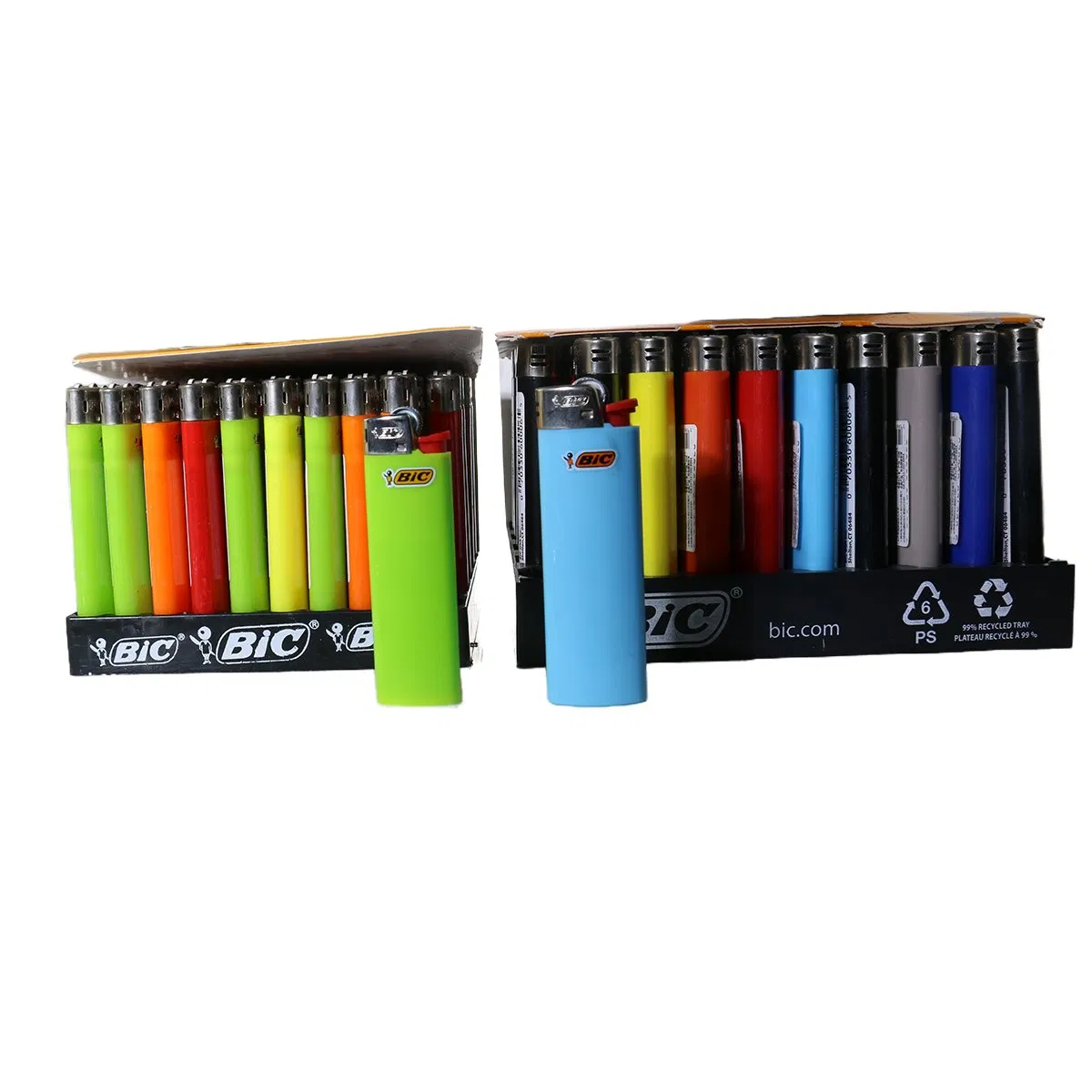 Flint Disposable Lighter Bi-C France J3&J6 Plastic Slim Maxi Lighters