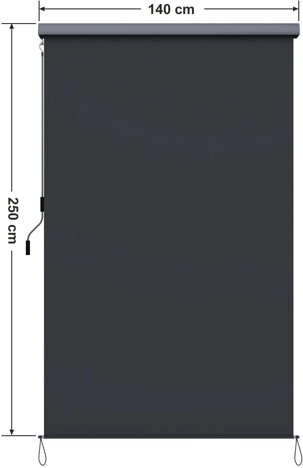 Versatile Retractable Awning Side Awning for Privacy and Sun Protection