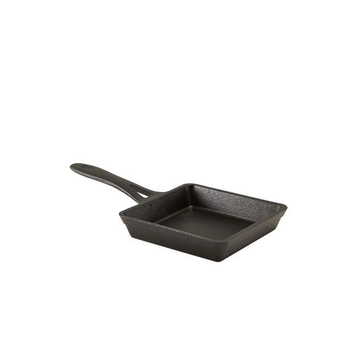 Чугунная сковорода для тамагояки, 18-21 см, предварительная прокалка