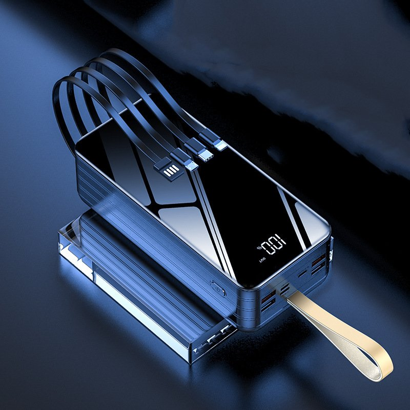 Power Bank 50000 Quick Charge Power Bank with Type-C Fast Charge Cable USB-C Fast Charging Power Bank, Backup Charger for iPhone 15/14/13, Galaxy S23/22,