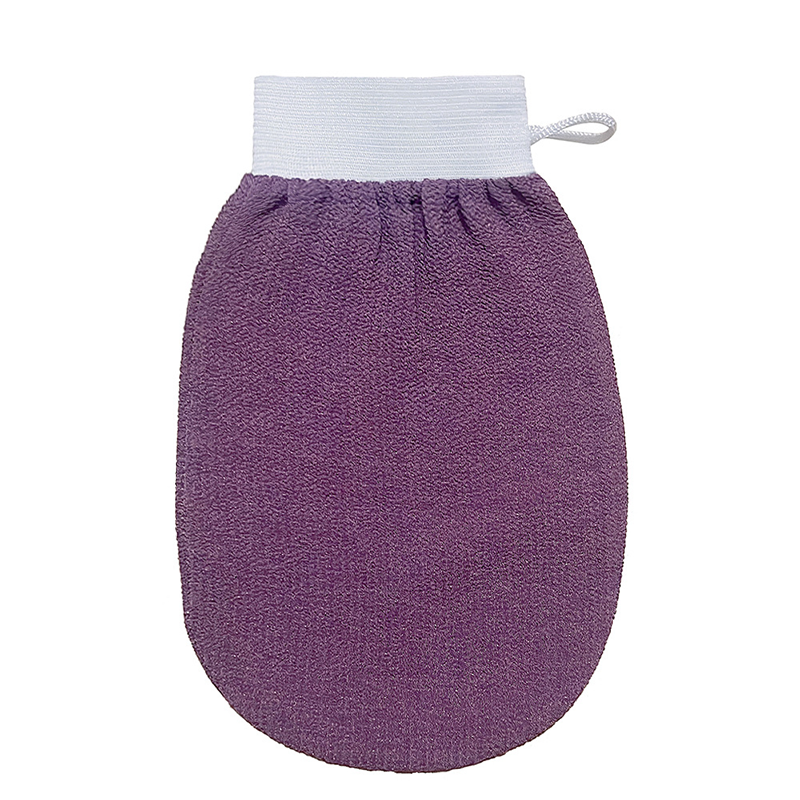 Hot Sale Customized Moroccan Hammam Bath Scrub Rayon Viscose Bath Scrub Mitt Peeling Turkish Silk Exfoliating Glove Body Mitt