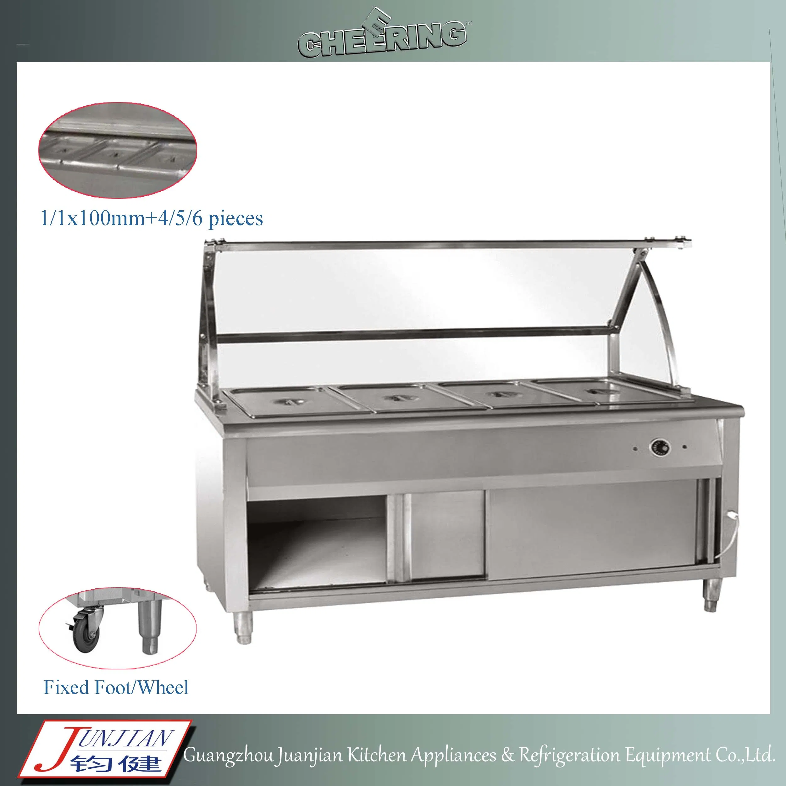 CE Certified 3-Door Commercial Pizza Sandwich Refrigerator Unit