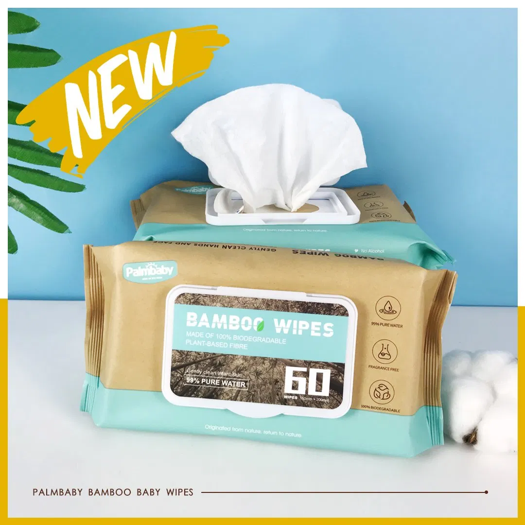 Palmbaby Eco Friendly Baby Wet Wipes100% Biodegradable Rate The Best Chocie for Baby