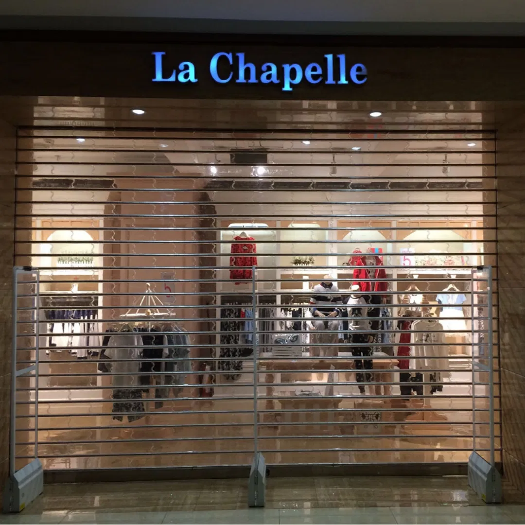 Reliable PVC Perspective Rolling Shutter Doors for Easy Access