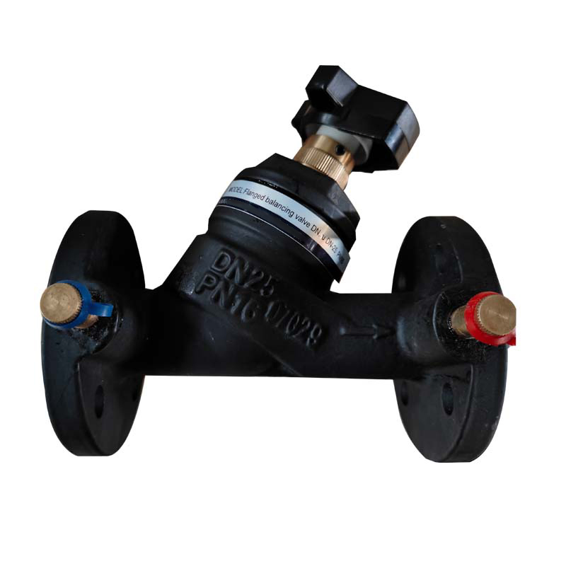 Балансировочный клапан GGG50 DN25 Pn16 с фланцем