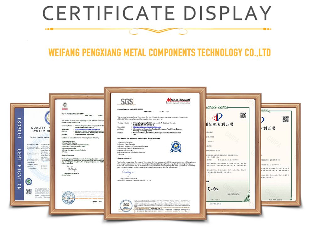 DIY Metal Wall Fence Aluminum Slat Fence Panel Privacy Fence Screen Horizontal Fencing Security Fence Price Leading Manufacturer