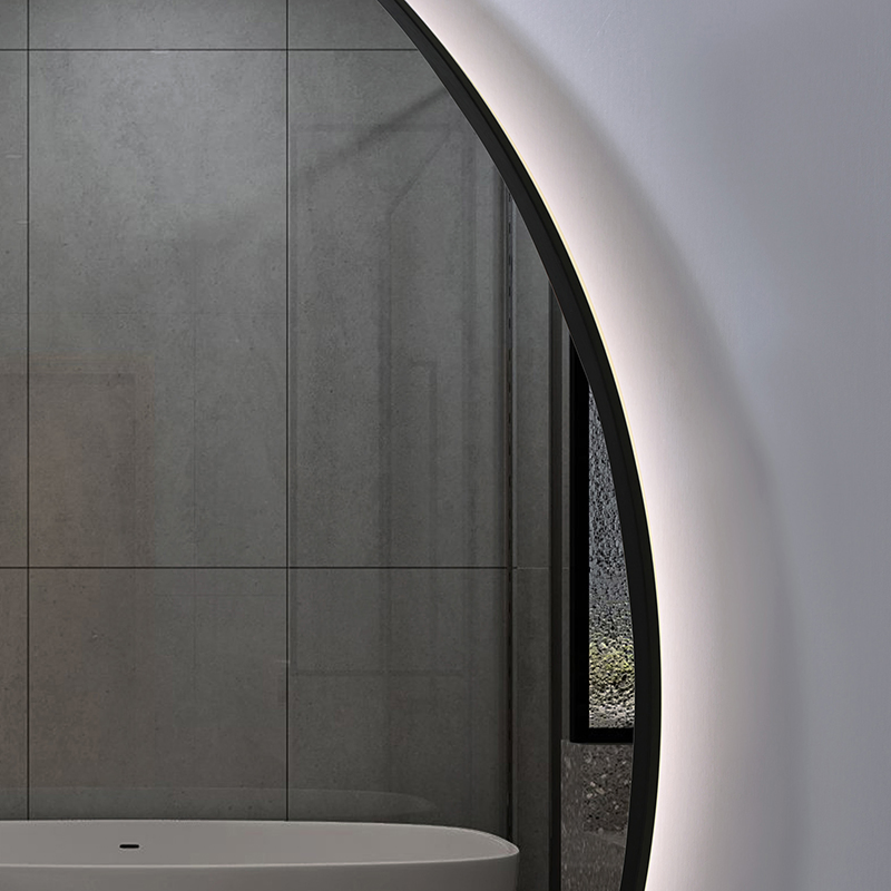 Round Shape Framed Wall LED Bathroom Vanity Mirror