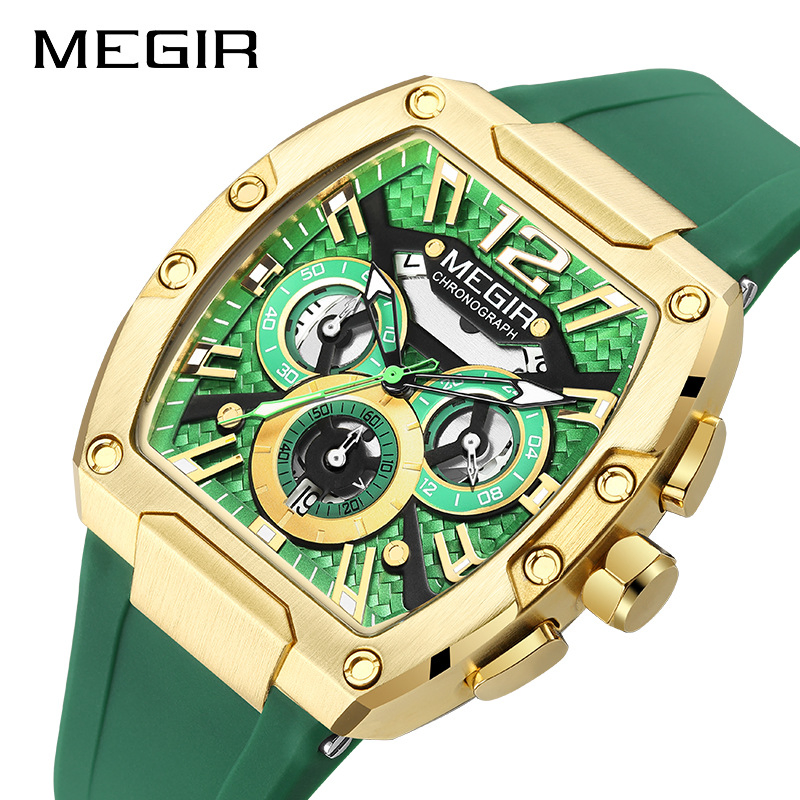 Hot-Selling Megir 8112g Brand Men's Fashion Style Sports Luminous Quartz Watch