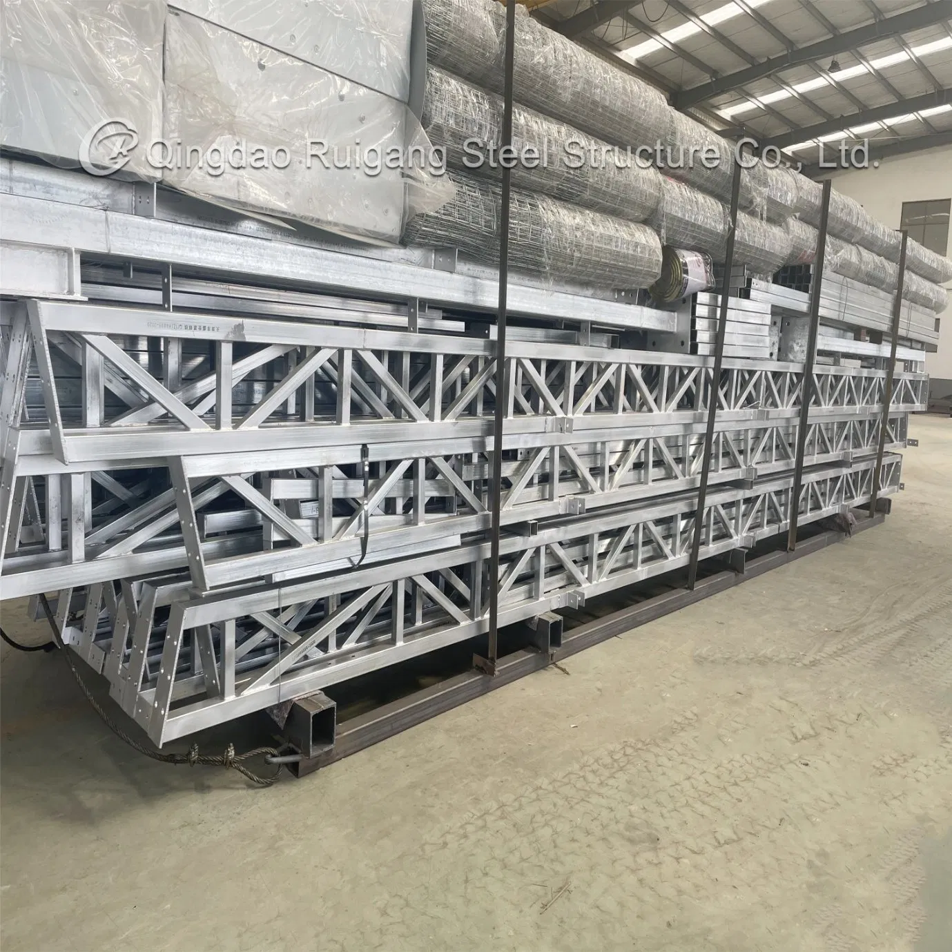 Prefab Prefabricated Industrial Metal Warehouse Workshop Building Galvanized Light Structural Steel Construction Frame Steel Structure