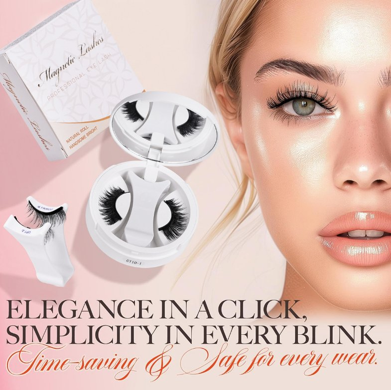 3D Natural Quantum Magnetic False Eyelash Applicator False Magnetic Fiber Lashes