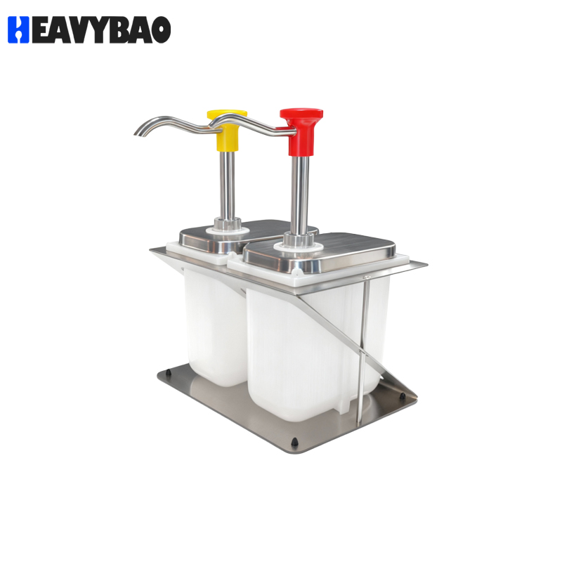 Heavybao Factory Direct Sample OEM Manual Commercial Sauce Dispenser Machine Pump