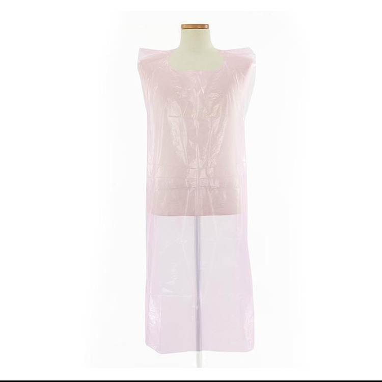 Disposable Plastic PE Transparent Flat Apron