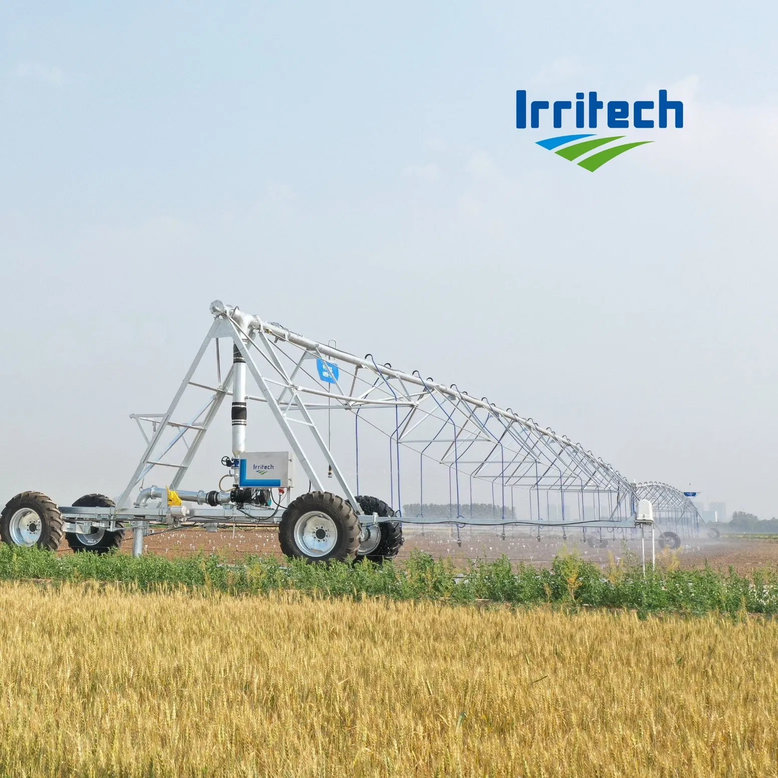 Линейная дизельная оросительная система с GPS и генератором