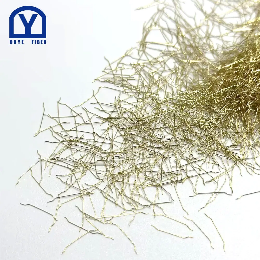 Uhpc Steel Fibre Copper Coated End Hook Concrete Steel Fiber