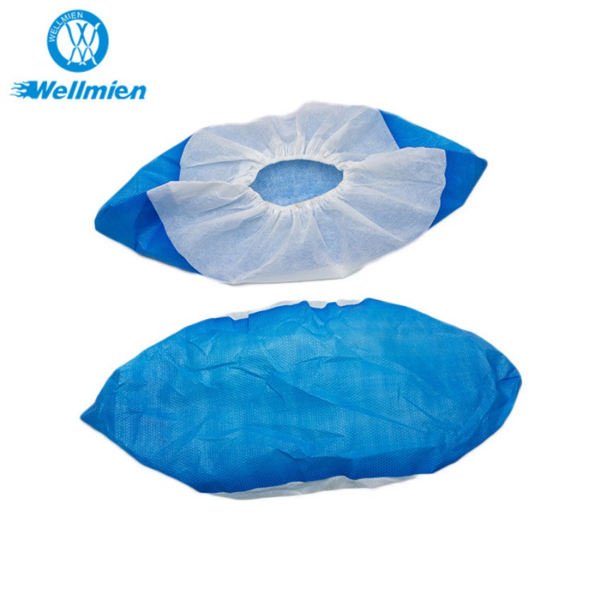 Anti-Slip Hospital Disposable Waterproof Plastic Nonwoven Shoe Covers