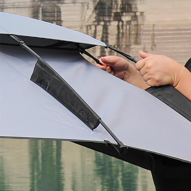 Зонт для рыбалки пыльно-голубой, анти-УФ, дождезащитный