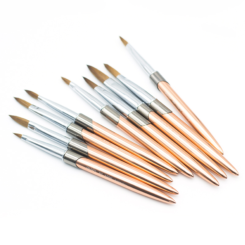 Private Label Animal Hair 100% Kolinsky Nails Acrylic Brush 