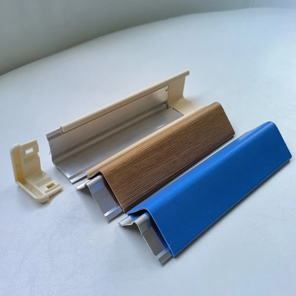 Wood Grain Aluminium and PVC Wall Corner Protector