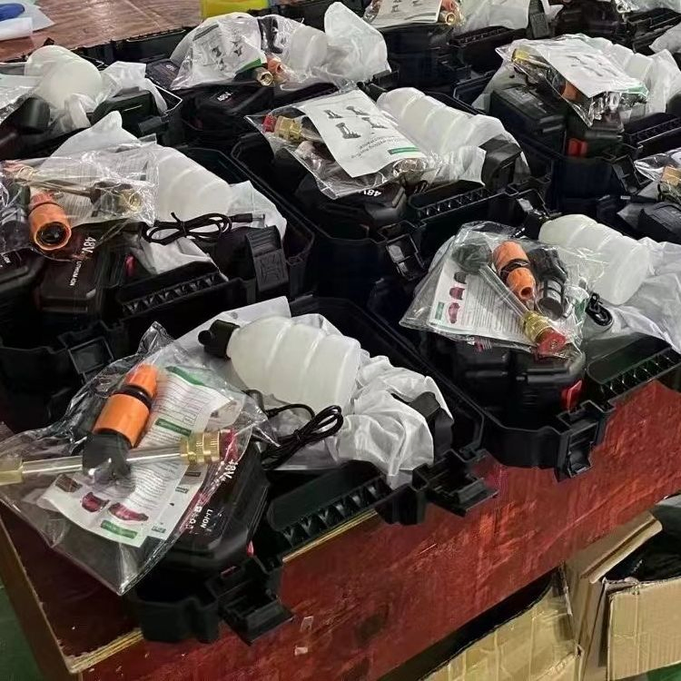 Powerblast High-Pressure Car Washer with Adjustable Nozzle and Long Hose