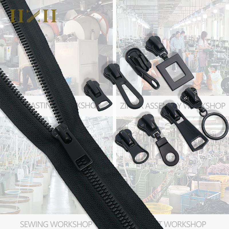 Бегунок для молнии на одежду куртки