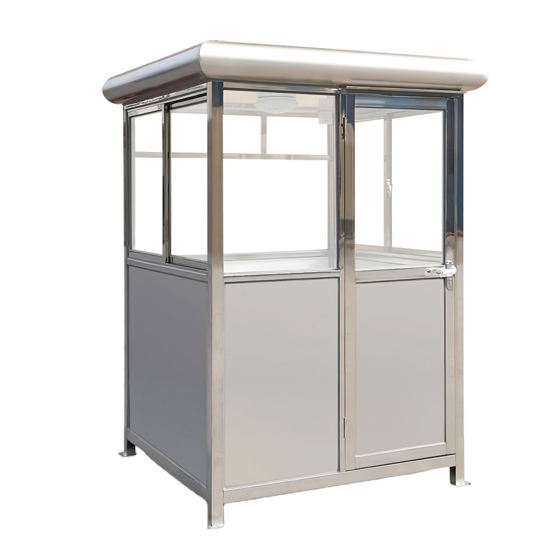 China Outdoor Steel Frame Luxury Modular Mobile Modern Portable Prefab Security Guard Service Kiosks for Prefabricated Booth Sentry House