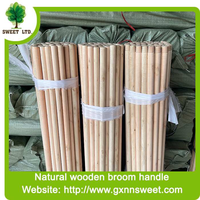 Wholesale Eucalyptus Wood Stick Broom Stick Broom Handle